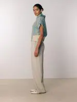 ⁦JAFFA TOP |  טורקיז רקום⁩ – תמונה ⁦4⁩