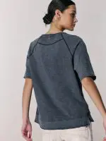 ⁦WASH SHIRT | אפור עכבר⁩ – תמונה ⁦4⁩