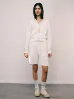 ⁦CLOUD BERMUDA PANTS | לבן⁩ – תמונה ⁦2⁩