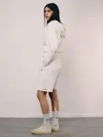 ⁦CLOUD BERMUDA PANTS | לבן⁩ – תמונה ⁦3⁩