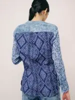 ⁦WRINKLED SHANTI SHIRT | כחול⁩ – תמונה ⁦5⁩