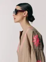 ⁦FOCUS SUNGLASSES | חום⁩ – תמונה ⁦3⁩