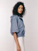 ⁦VENICE BUTTON-UP | ג׳ינס⁩ – תמונה ⁦3⁩