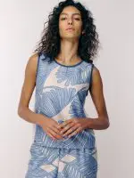 LADY D TOP | תכלת