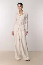 ⁦SHIFFON SHIRT | בז׳⁩ – תמונה ⁦7⁩