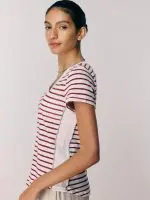 ⁦SUN TOUCH T | בורדו פסים⁩ – תמונה ⁦2⁩