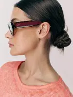 ⁦MUTE SUNGLASSES | חום⁩ – תמונה ⁦3⁩