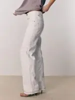 ⁦CARGO JEANS | שמנת⁩ – תמונה ⁦4⁩