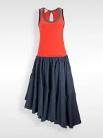 ⁦CARMEN DRESS | ג׳ינס מחולק⁩ – תמונה ⁦6⁩