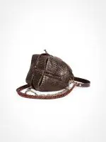 ⁦SAC MIMI BAG | חום מבריק⁩ – תמונה ⁦4⁩