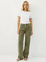 CARGO JEANS | ירוק זית