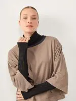 ⁦T-STAR SHIRT | חום בהיר⁩ – תמונה ⁦2⁩