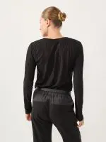 ⁦NIKI WEST SHIRT | שחור⁩ – תמונה ⁦4⁩