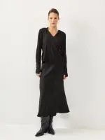 ⁦T HOODIE LIGHT SHIRT | שחור⁩ – תמונה ⁦6⁩