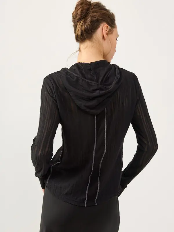 T HOODIE LIGHT | שחור