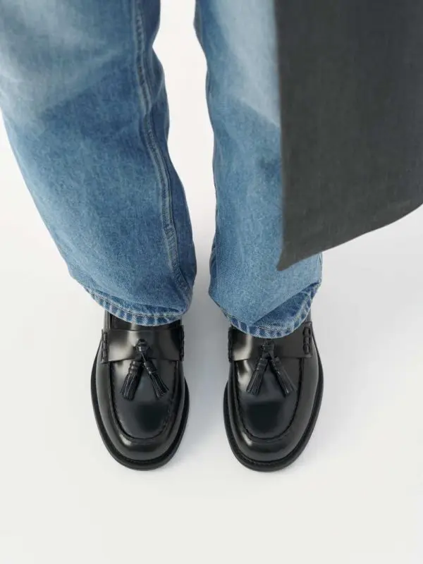 VAGABOND LINN TASSEL LOAFERS | שחור