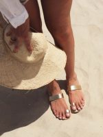 ⁦GREEK SANDALS NOAH | זהב⁩ – תמונה ⁦4⁩