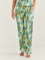 ⁦WRINKLED PANTS | ירוק משולב⁩ – תמונה ⁦4⁩