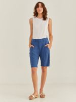 ⁦JUSTIN SHORTS | כחול⁩ – תמונה ⁦3⁩