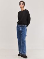 ⁦סוודר ניקי | שחור⁩ – תמונה ⁦2⁩