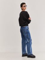 ⁦סוודר ניקי | שחור⁩ – תמונה ⁦4⁩