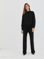 ⁦סוודר ניקי | שחור⁩ – תמונה ⁦3⁩