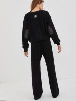 ⁦סוודר ניקי | שחור⁩ – תמונה ⁦6⁩