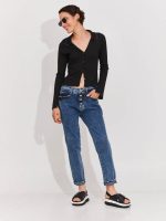 ⁦4CCCCEES MELLOW SANDAL | שחור⁩ – תמונה ⁦8⁩