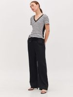 LINO BASIC PANTS | שחור