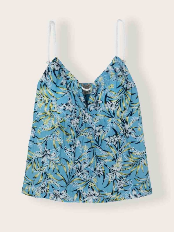 IBIZA TOP | תכלת