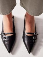 ⁦VAGABOND HERMINE FLATS | שחור⁩ – תמונה ⁦2⁩