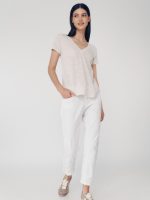 ⁦DADDY'S DENIM JEANS | לבן⁩ – תמונה ⁦5⁩