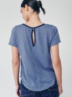 ⁦T-V SHIRT | כחול⁩ – תמונה ⁦4⁩