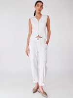 ⁦WOW PANTS | לבן⁩ – תמונה ⁦2⁩