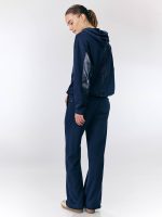 ⁦ACTIVE STRAIGHT PANTS | נייבי⁩ – תמונה ⁦4⁩