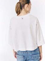 ⁦T-STAR SHIRT | לבן⁩ – תמונה ⁦4⁩