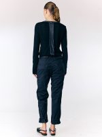 ⁦NICKY LONG T SHIRT | שחור⁩ – תמונה ⁦6⁩