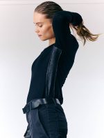 NICKY LONG T SHIRT | שחור