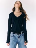 HOODIE TSHIRT | שחור