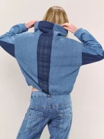 ⁦CRAZY BOMBER JACKET | כחול⁩ – תמונה ⁦4⁩