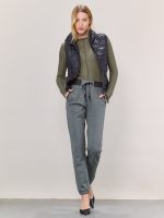 ⁦BIKER QUILT VEST | שחור⁩ – תמונה ⁦2⁩