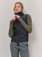 BIKER QUILT VEST | שחור
