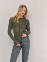 ⁦LINE KNIT | ירוק זית⁩ – תמונה ⁦6⁩