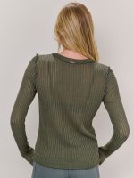 ⁦LINE KNIT | ירוק זית⁩ – תמונה ⁦5⁩