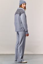 ⁦FEEL KNIT PANTS | אפור⁩ – תמונה ⁦3⁩