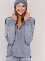 WINTER ZIP KNIT | אפור