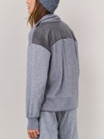 ⁦WINTER ZIP KNIT | אפור⁩ – תמונה ⁦5⁩