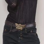 VINTAGE | חגורת מלאך | חום כהה