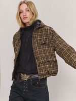 CRAZY BOMBER JACKET | חום