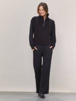 ⁦WINTER ZIP KNIT | שחור⁩ – תמונה ⁦3⁩